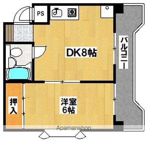 メゾン・ド・ミーネ(1DK/5階)の間取り写真