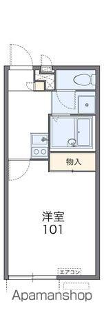 レオパレス香椎駅前(1K/1階)の間取り写真