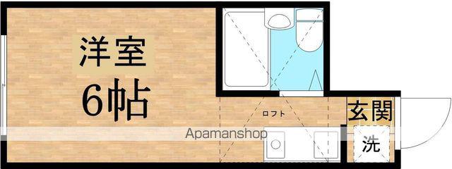 ハイム旭ヶ丘(ワンルーム/1階)の間取り写真