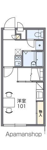 レオパレスユアーズⅡ(1K/1階)の間取り写真