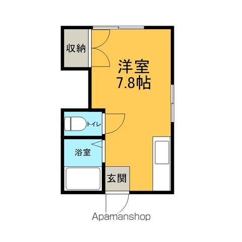 シーシャインⅢ(ワンルーム/2階)の間取り写真