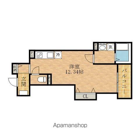 FSTYLE西取石4号館(ワンルーム/1階)の間取り写真