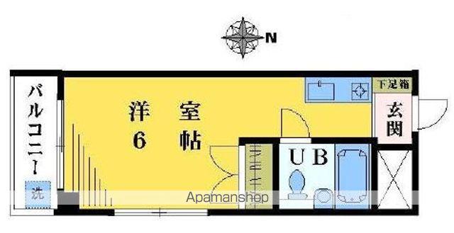 シティフラット25(ワンルーム/3階)の間取り写真