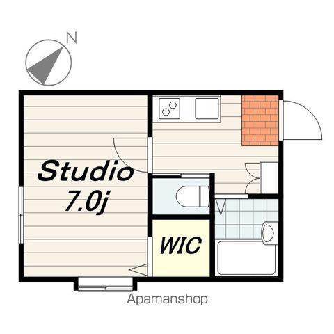 アメニティ大巌寺(1K/1階)の間取り写真