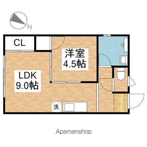 カーサバレンシア(1LDK/6階)の間取り写真