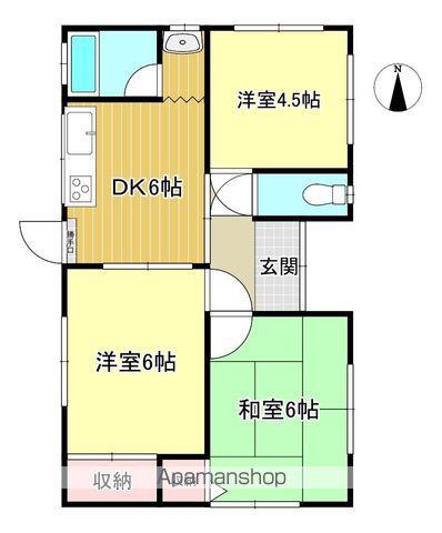 予讃線 伊予西条駅 徒歩30分 1階建 築40年(3DK)の間取り写真