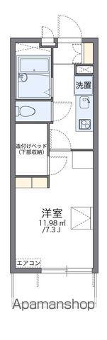 レオパレス華(1K/2階)の間取り写真