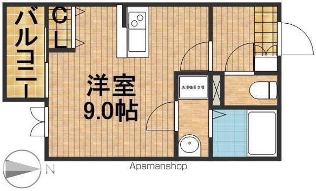 CASA GAROFANO(ワンルーム/2階)の間取り写真