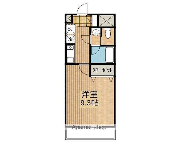 タウンコート大通(1K/5階)の間取り写真