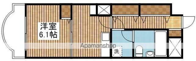 ライオンズシティ新潟(1K/6階)の間取り写真