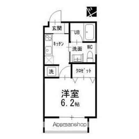 T.ISLAND116(1K/3階)の間取り写真
