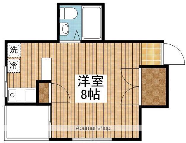 バードモアハイツ(1K/1階)の間取り写真