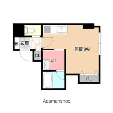 ごとうビル(ワンルーム/4階)の間取り写真