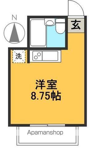 プチストーク(ワンルーム/2階)の間取り写真