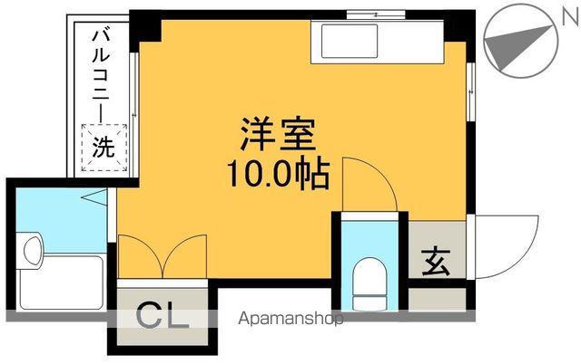 ファンタジーMK(ワンルーム/2階)の間取り写真