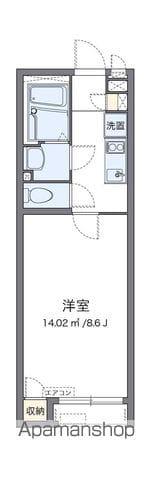 クレイノ吉見ノ里Ⅱ(1K/1階)の間取り写真