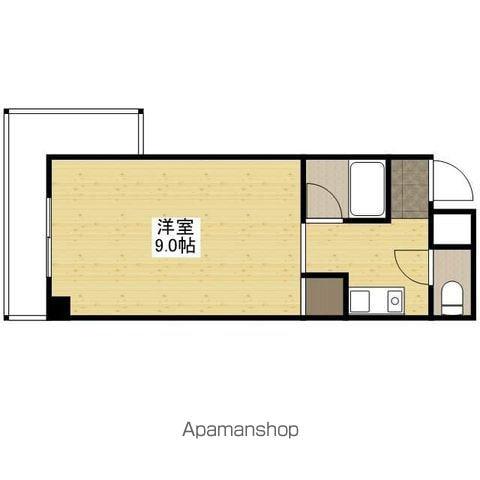 リボン金屋町(ワンルーム/4階)の間取り写真