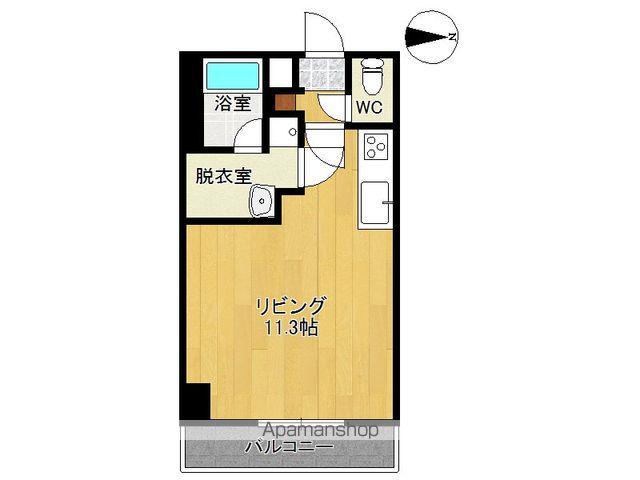 フォーレストインみなみ野2(ワンルーム/2階)の間取り写真