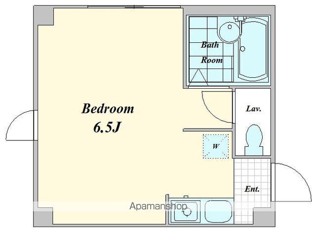 ピュア四谷(ワンルーム/3階)の間取り写真