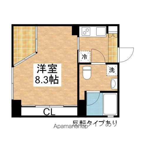 GRAN DUKE 代官町(1K/14階)の間取り写真