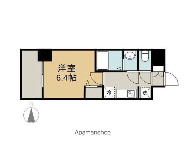 アステリ鶴舞ディオ(1K/6階)の間取り写真