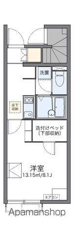 レオネクストR&AⅡ(1K/1階)の間取り写真