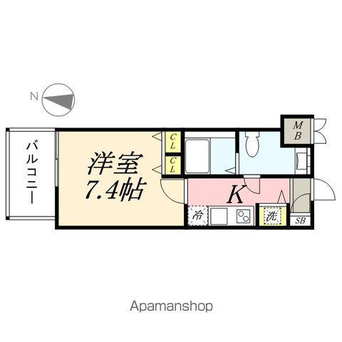 サヴォイ フェアリーパーク(1K/9階)の間取り写真