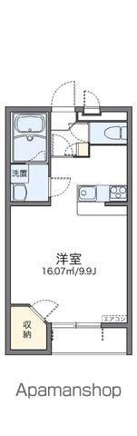 レオネクスト新須賀(1K/1階)の間取り写真