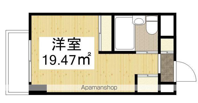 ふぁみーゆ御門町(ワンルーム/5階)の間取り写真