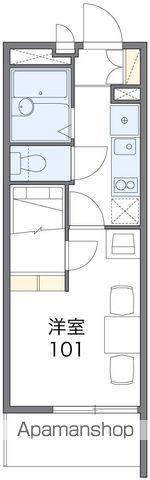 レオパレス輝(1K/2階)の間取り写真