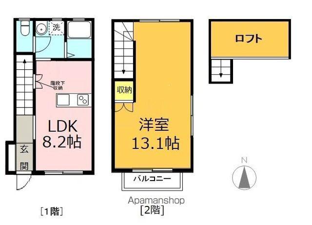 SKYROCKET Ⅲ(1LDK/1階)の間取り写真