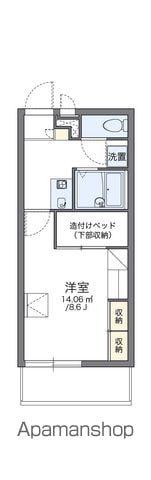 レオパレスFOREST桂坂(1K/2階)の間取り写真