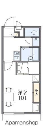 レオパレスアビタシオン(1K/2階)の間取り写真