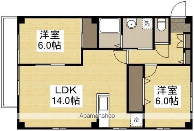 クレアメゾン3(2LDK/1階)の間取り写真