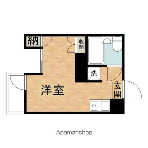 サンドルフ多摩(ワンルーム/4階)の間取り写真