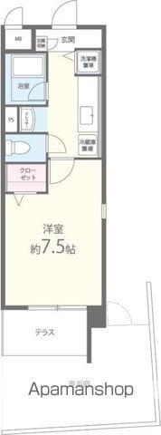 ヴィレイア101(1K/1階)の間取り写真