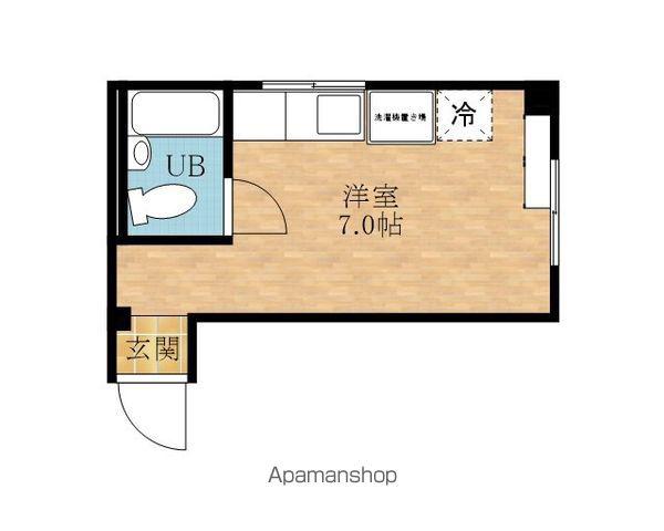 永代町ハイツ(ワンルーム/1階)の間取り写真