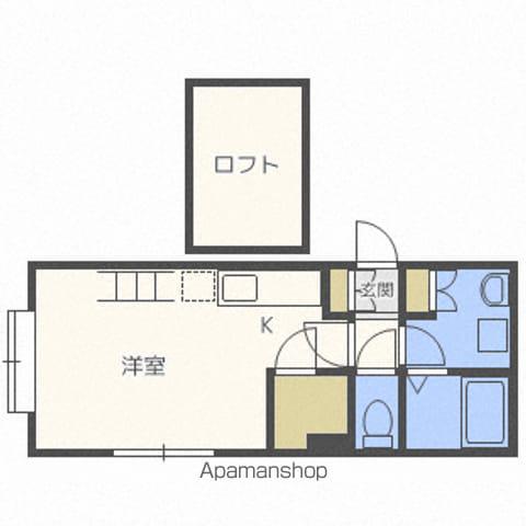 ベルフロント南郷II(ワンルーム/1階)の間取り写真