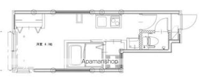 ソルナクレイシア都立大学(ワンルーム/1階)の間取り写真