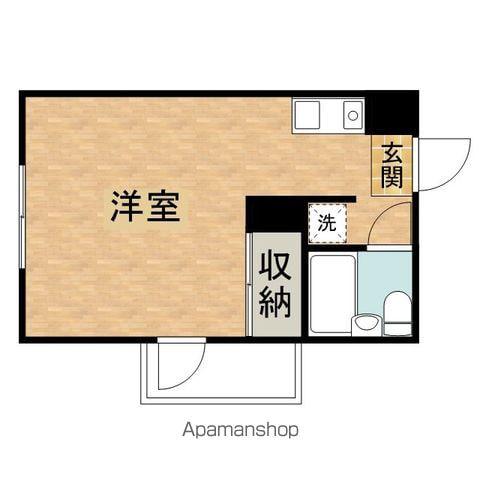 サンドルフ多摩(ワンルーム/2階)の間取り写真