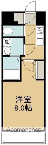 パークサイド仙台東口(1K/10階)の間取り写真