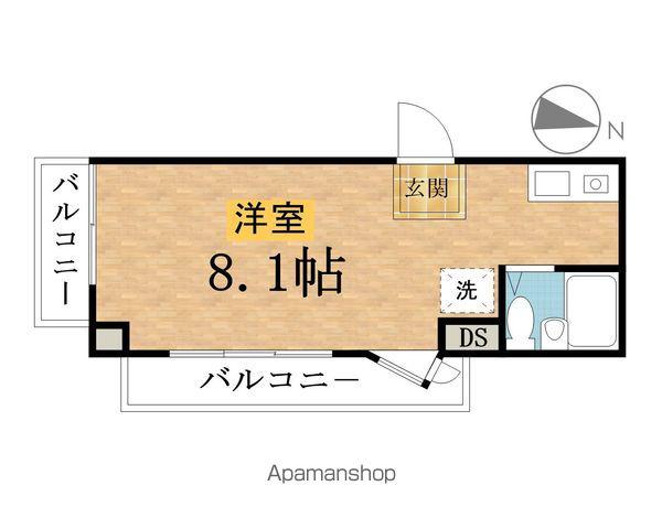 フラットフルヤ(ワンルーム/2階)の間取り写真