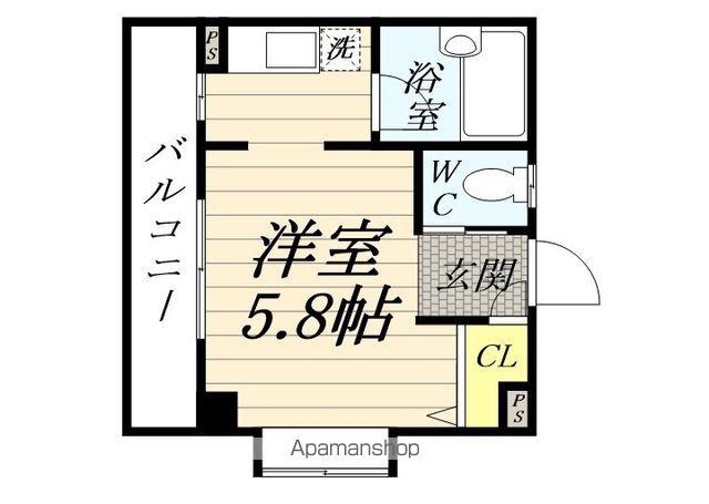 セントラルファースト(ワンルーム/3階)の間取り写真