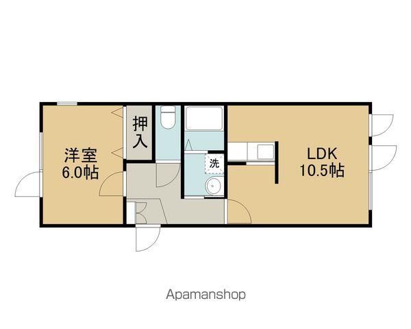 ヴィーナスヴィレッジⅤ(1LDK/2階)の間取り写真