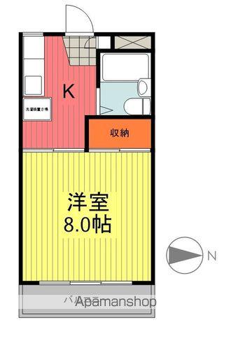 クレール ヒロ(1K/6階)の間取り写真