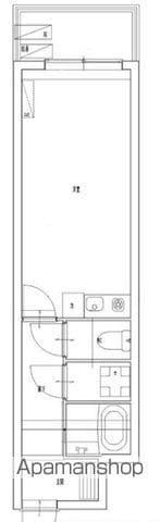 ライオンズマンション浅草駅前(ワンルーム/3階)の間取り写真