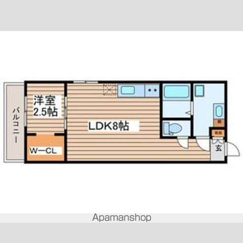 AMIRL PREMIER HEIAN-DORI(1LDK/5階)の間取り写真