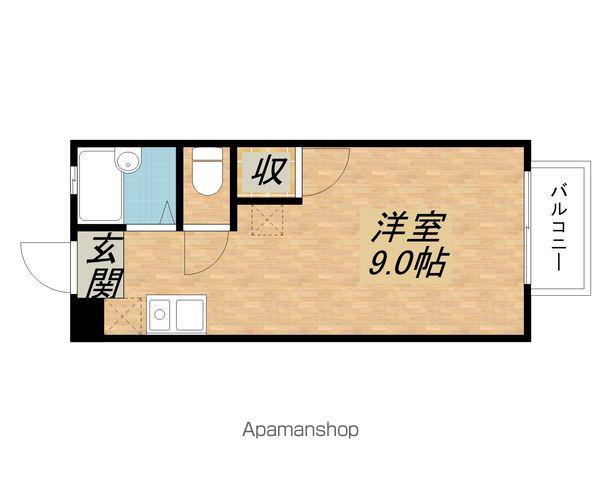 アートハイツ八木(ワンルーム/1階)の間取り写真