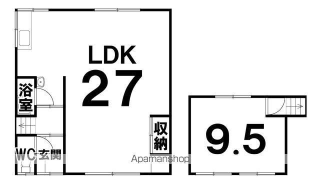 根室本線 帯広駅 徒歩49分 2階建 築50年(1LDK)の間取り写真