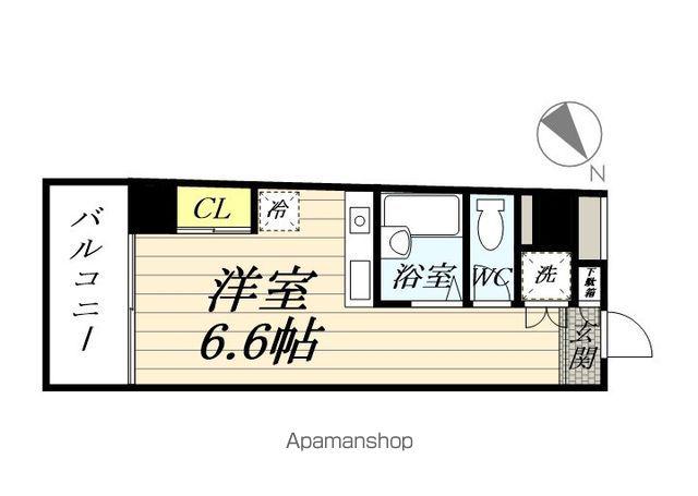 LEON-Aレオンエー(ワンルーム/1階)の間取り写真